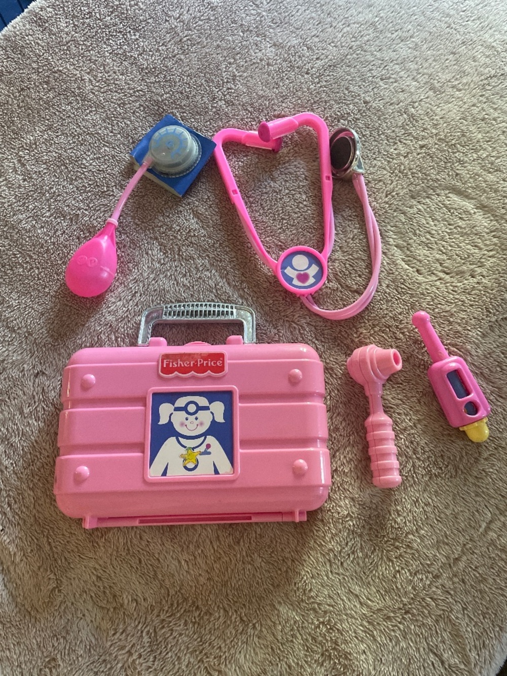 Pink fisher price doctor kit